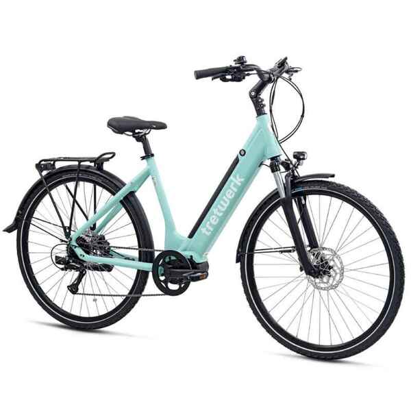 Bild 1 von E-Bike Citybike Pedelec - Amber - Damen Elektrofahrrad 522Wh - 28 Zoll lightgree