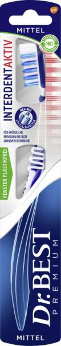 Bild 1 von Dr. Best Zahnbürste Interdent Aktiv mittel