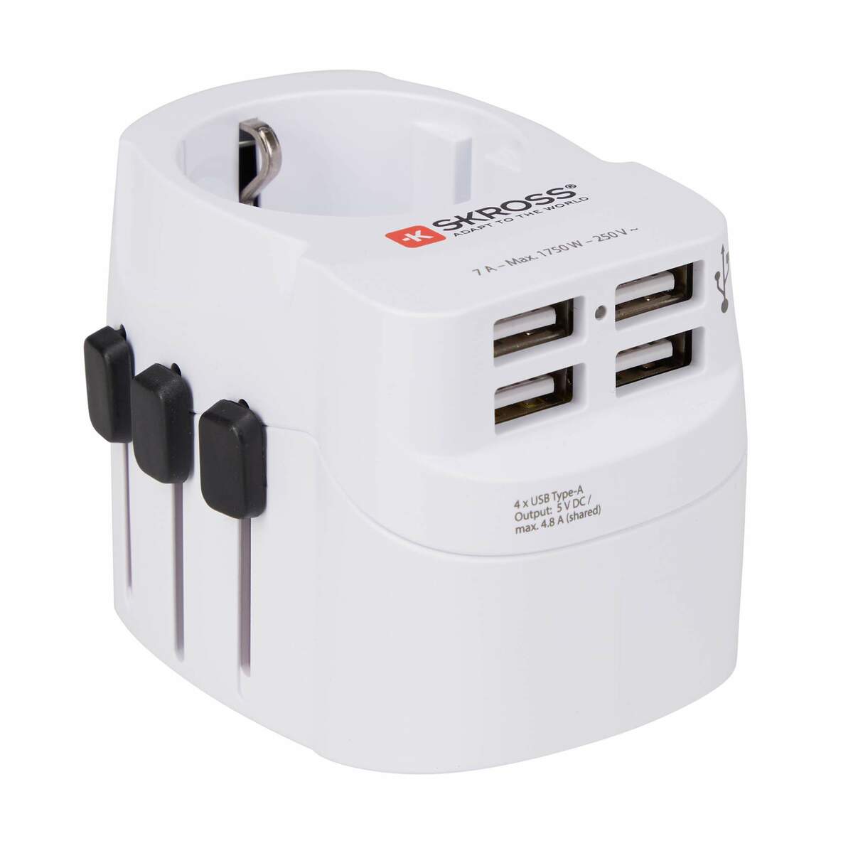 Bild 3 von SKROSS
              
                 PRO LIGHT USB 4A WORLD - Reisestecker