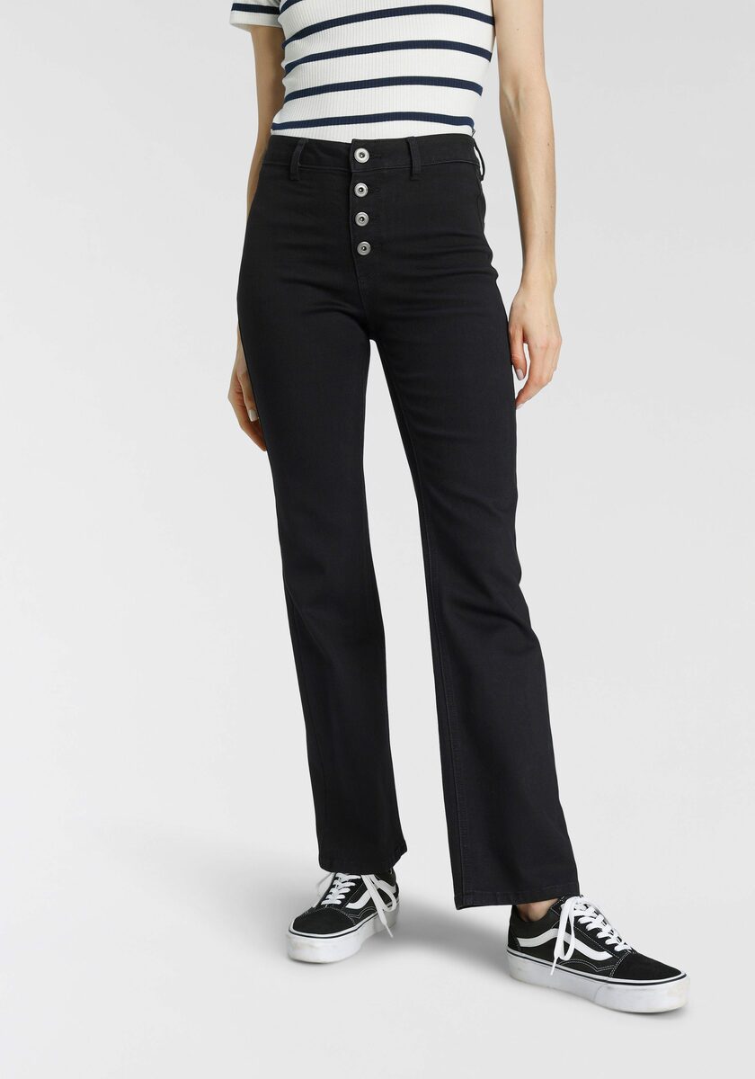 Bild 1 von AJC Ankle-Jeans in ausgestellter Bootcut-Form in knöchelfreier Länge