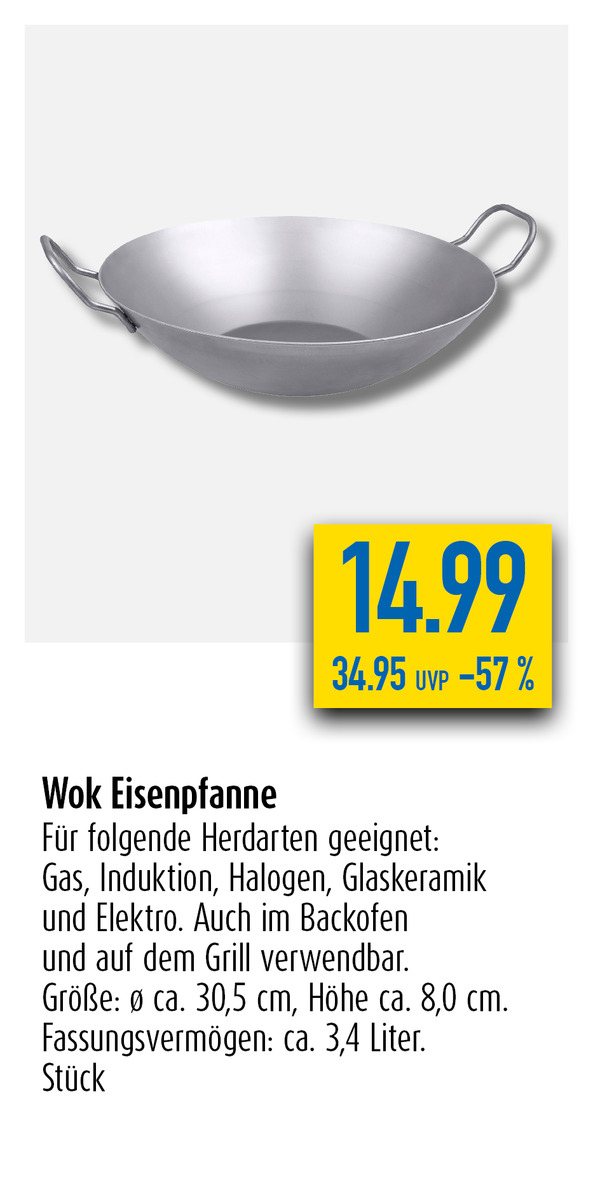 Bild 1 von Wok-Eisenpfanne
