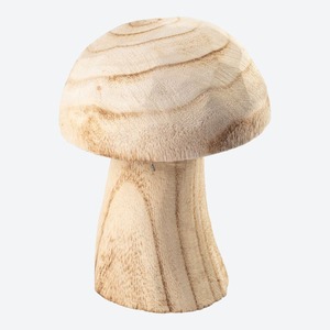 Deko-Pilz aus Holz, ca. 9x12cm