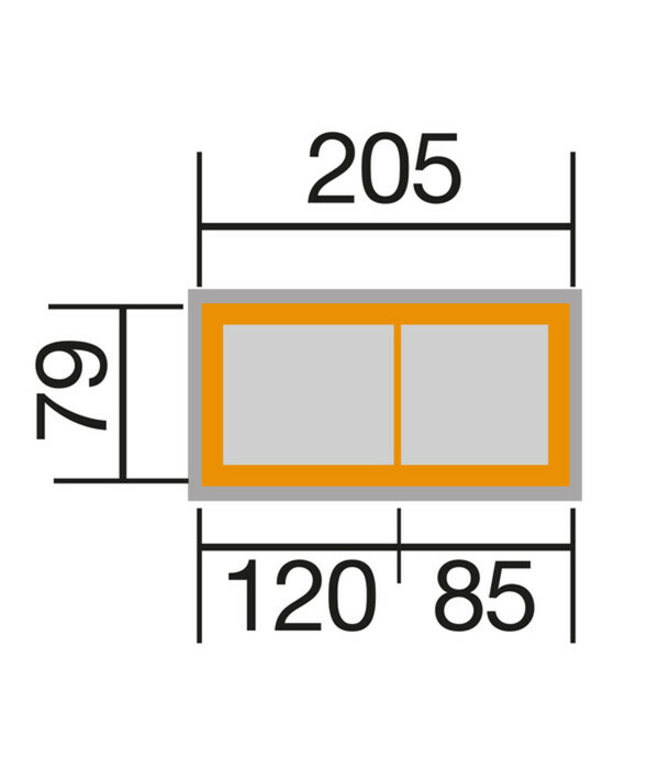 Bild 3 von Weka Stufenhochbeet 669, ca. B218/H81/T82 cm