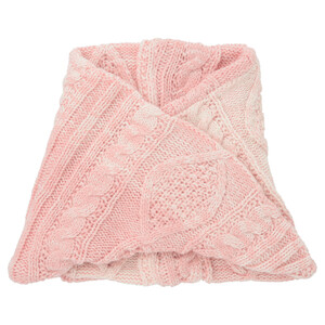 Baby Snood mit Zopfmuster
