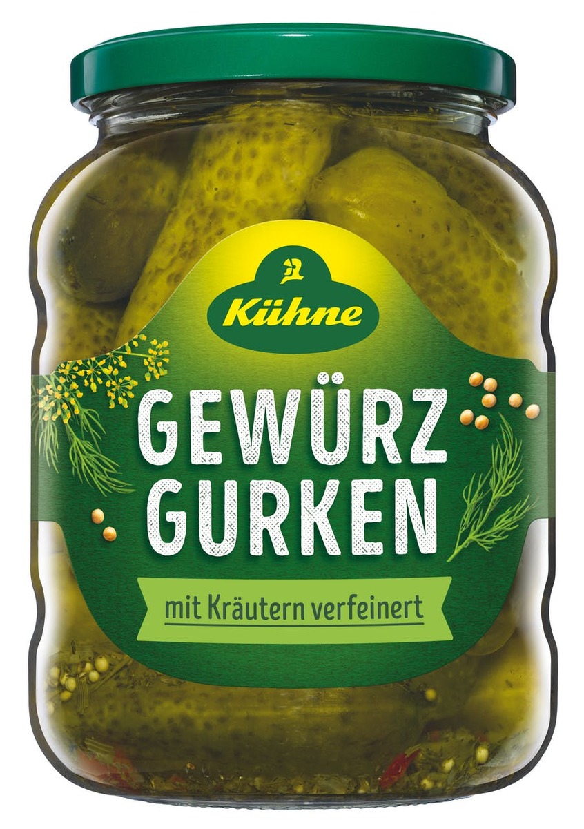 Bild 1 von Kühne Gewürzgurken (670 g)