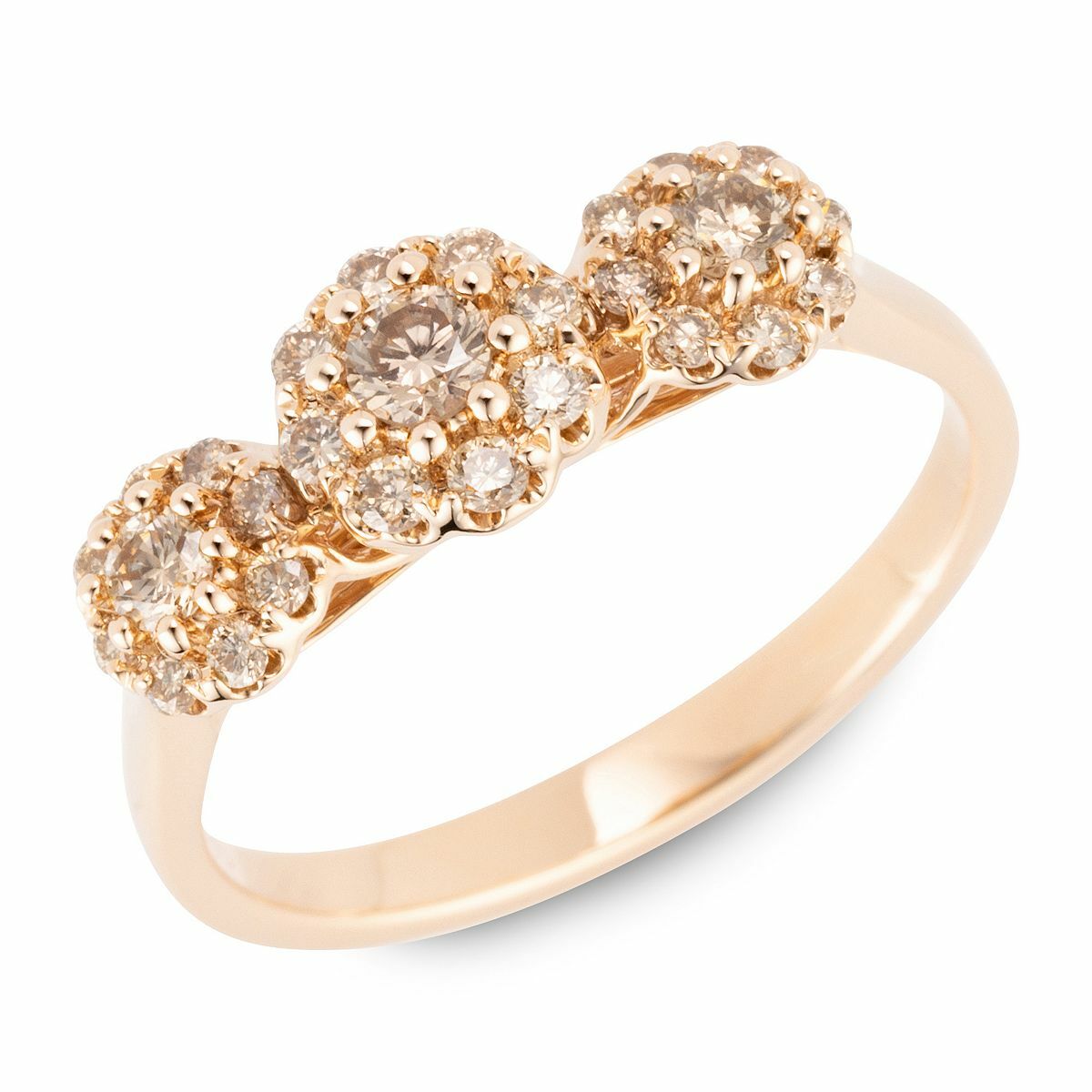Bild 1 von DE BRUIN Ring 27 Brillanten zus. ca. 0,50ct Roségold 585