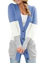 Bild 1 von Aleumdr Damen Strickjacke Casual Cardigan Damen Strickmantel Strickpullover Herbst Winter Outwear mit Taschen und Langarm