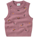 Bild 1 von Mädchen Pullunder mit Blumen-Stickerei