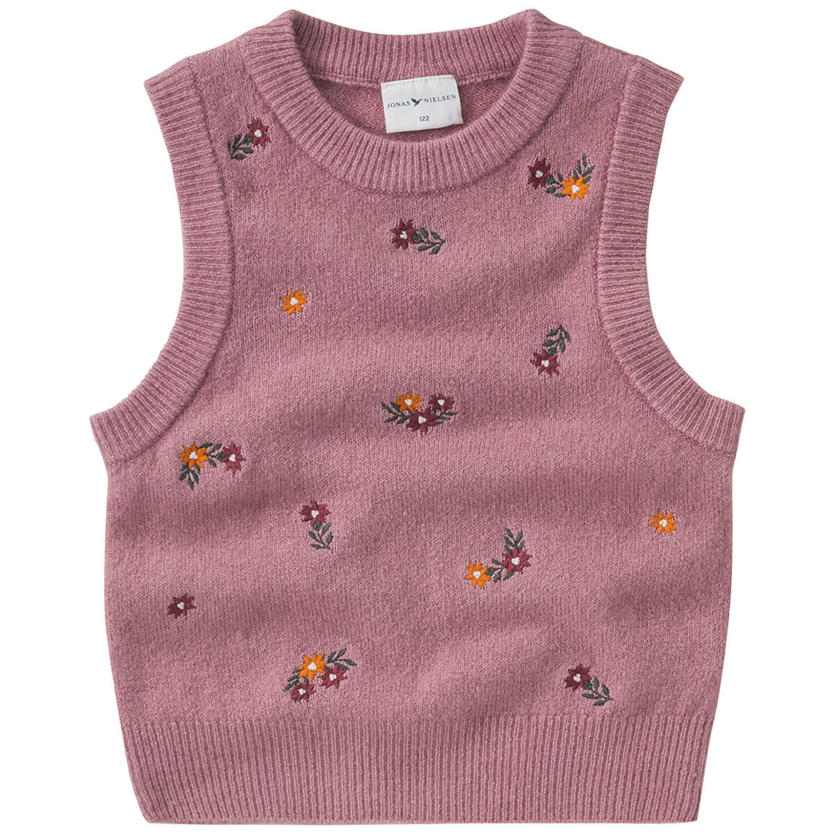 Bild 1 von Mädchen Pullunder mit Blumen-Stickerei