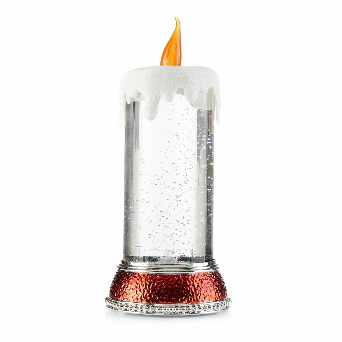 Bild 1 von LUMIDA Xmas LED-Gitzerwasserkerze mit Adapter 5h-Timerfunktion Höhe 26cm, Ø 11cm