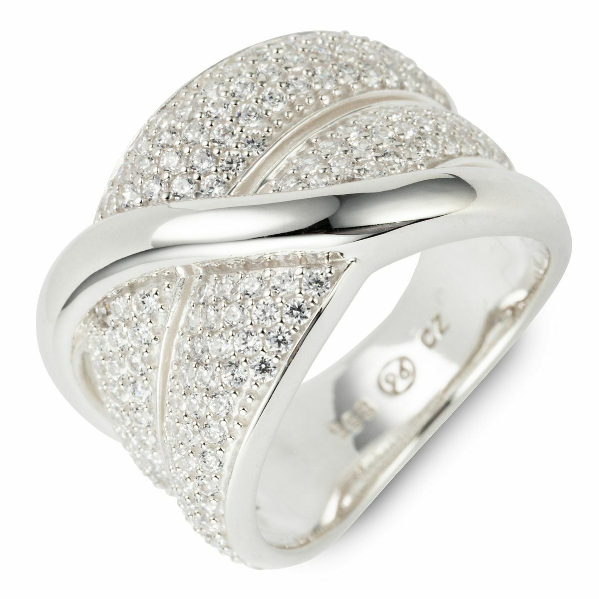 Bild 1 von DIAMONIQUE® PREMIUM Ring = 0,67ct Silber 958