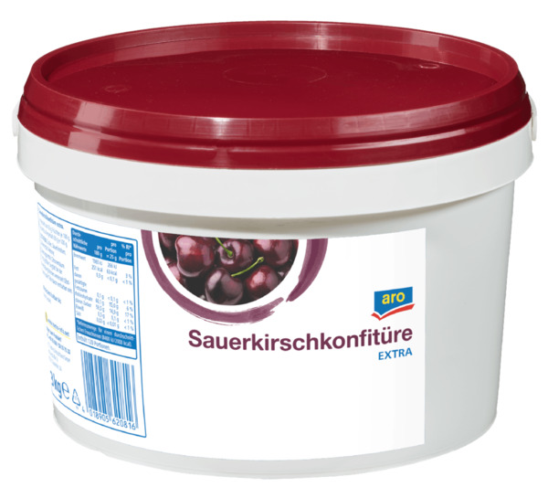 Bild 1 von aro Sauerkirschkonfitüre Extra (3 kg)