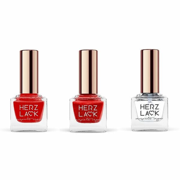 Bild 1 von HERZLACK Rot ist Trumpf Nagellack-Set 3x11ml