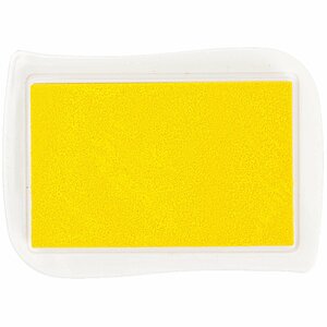 Rico Design Textil Stempelkissen gelb 9,5x6,6cm