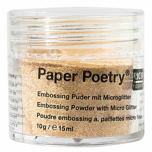Bild 1 von Paper Poetry Embossingpuder Mikroglitter gold 10g