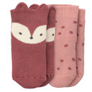 Bild 1 von 2 Paar Newborn Socken mit Fuchs-Motiv