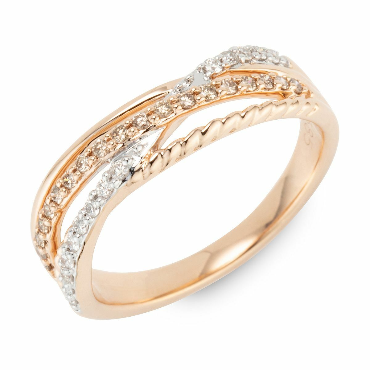 Bild 1 von DE BRUIN Ring 33 Brillanten zus. ca. 0,25ct Roségold 585