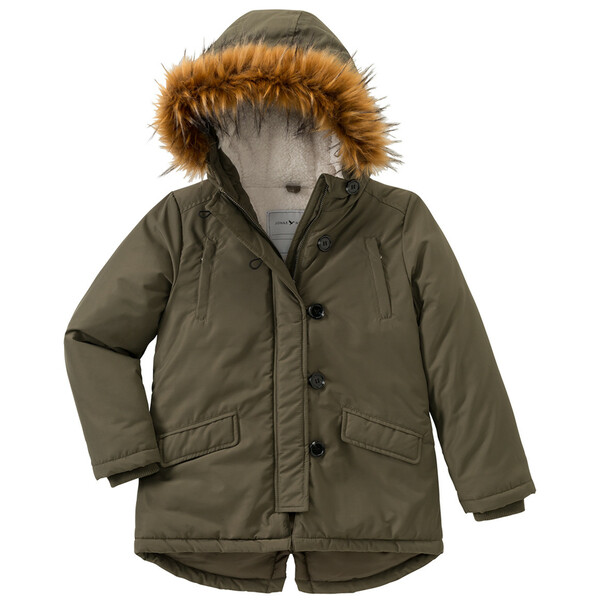 Bild 1 von Mädchen Parka mit Fellimitat