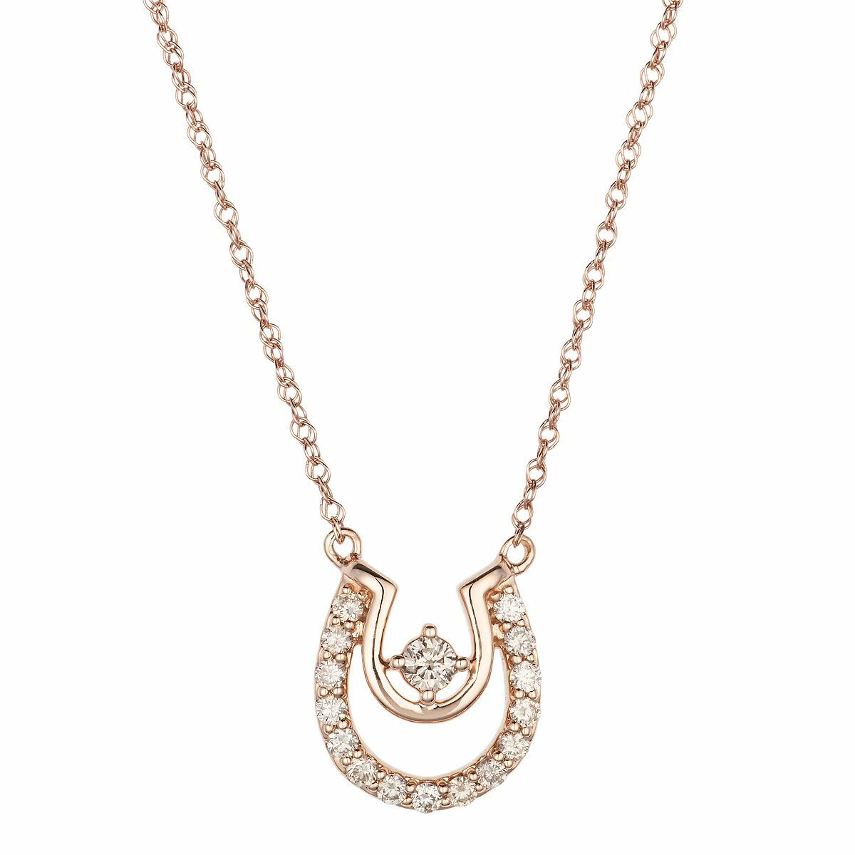 Bild 1 von DE BRUIN Collier 16 Brillanten zus. ca. 0,33ct Roségold 585