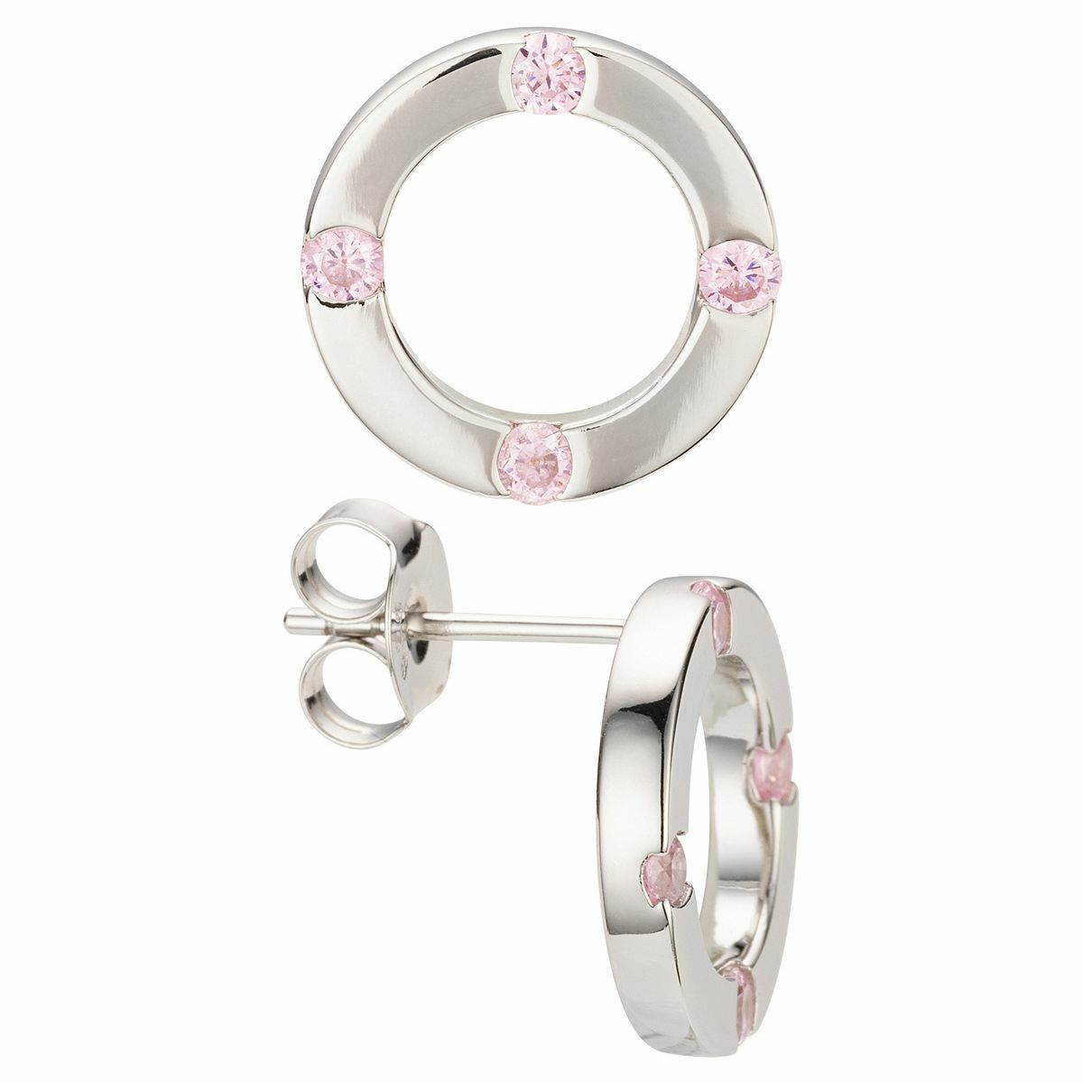 Bild 1 von DIAMONIQUE® Ohrstecker = 0,40ct Brillantschliff Silber platinveredelt