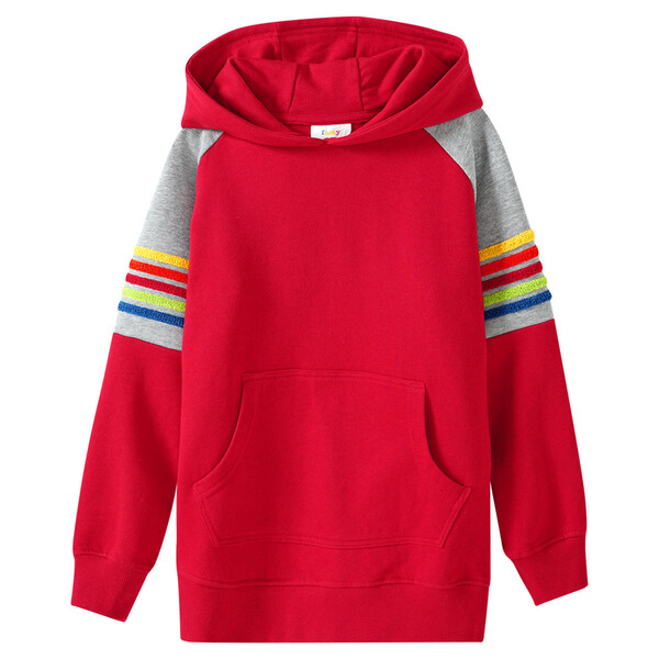 Bild 1 von Kinder Hoodie mit bunter Frottee-Applikation