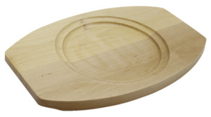 PARILLA Untersetzer für runde Servierpfanne Holz Ø 11 und 13 cm