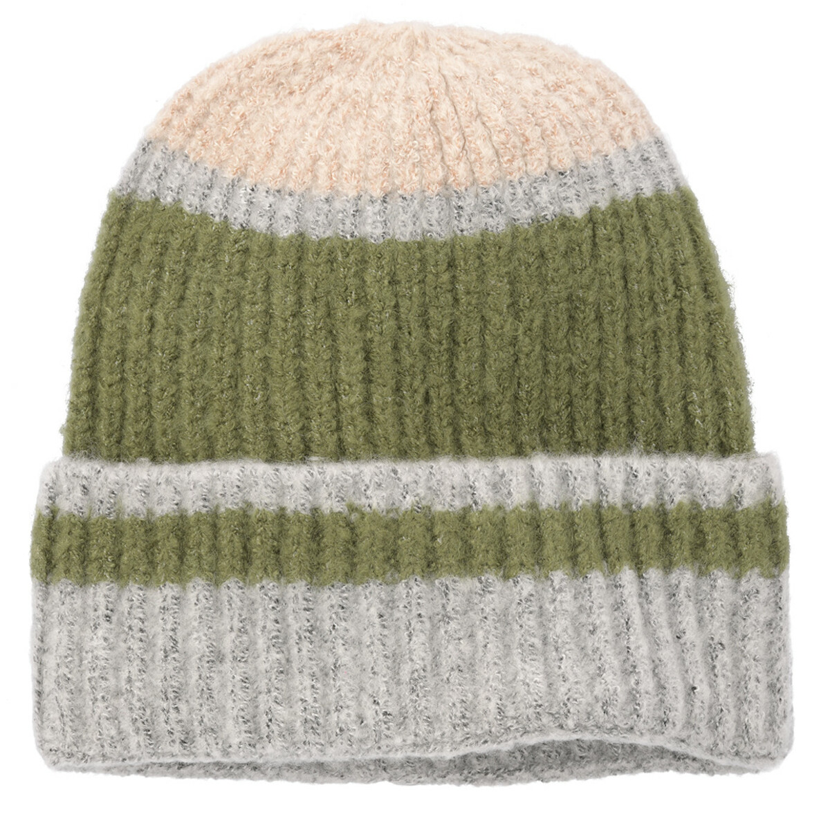 Bild 1 von Damen Strickmütze mit Streifen