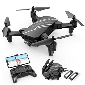 DEERC D20 Drohne mit Kamera für Kinder,Faltbar RC FPV Mini Drohnen mit Live Übertragung,2 Akku lange Flugzeit,Flugbahnflug,Höhenhaltung,One Key Start/Landen,Headless Modus für Anfänger Mädchen