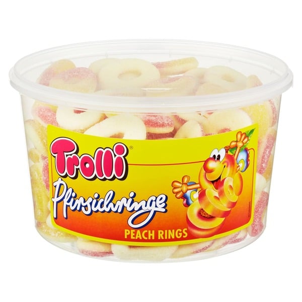 Bild 1 von Trolli Fruchtgummi Pfirsichringe (1,2 kg)