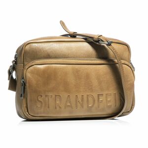 STRANDFEIN Crossbody-Tasche Echt Leder STRANDFEIN Logo Reißverschlussfach