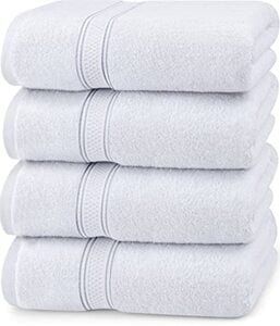 Utopia Towels - 4 Stück Badetücher Set Premium 100% Ringgesponnene Baumwolle - Schnell Trocknend, Sehr Saugfähig, Weiches Gefühl Handtücher, Perfekt für den Täglichen Gebrauch