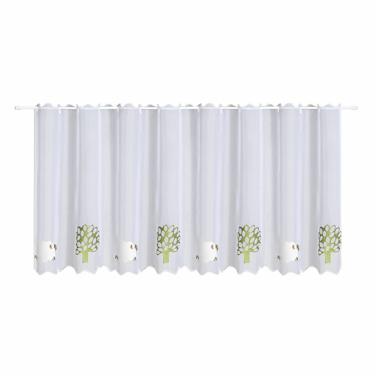 Bild 1 von HAPPY HOME Bistro Gardine Fertiggardine 100% Polyester ca. 150x50cm