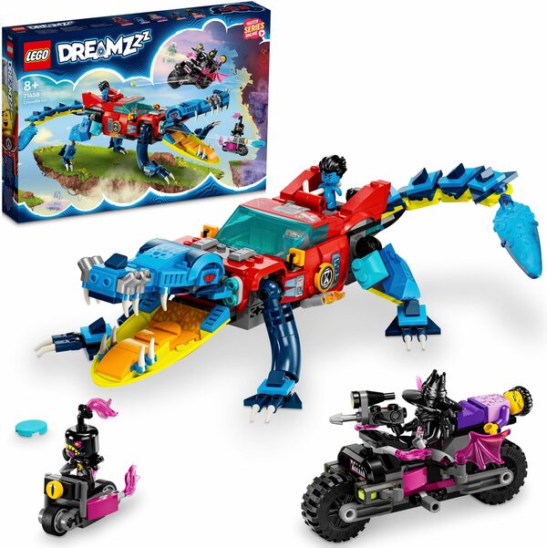 Bild 1 von LEGO® Konstruktionsspielsteine Krokodilauto (71458), LEGO® DREAMZzz™, (494 St), Made in Europe