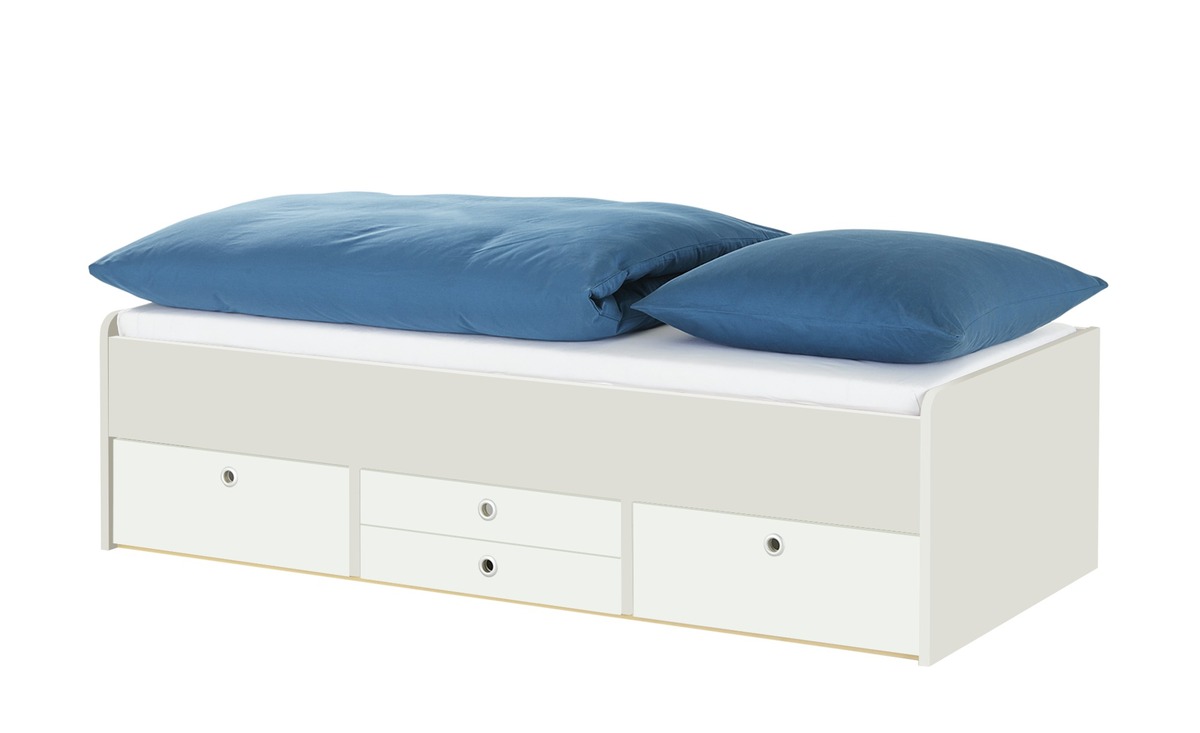 Bild 1 von Schubkastenbett  Grow Up grau Maße (cm): B: 97 H: 54,5 Jugendmöbel