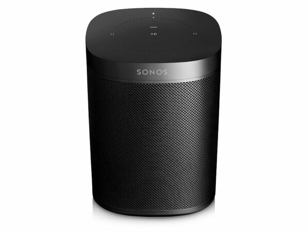 Bild 1 von Sonos One (2. Gen), Multiroom-Lautsprecher, für Musik-Streaming, schwarz