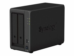 Synology DS723+, 2-Bay NAS-Server, 1x USB 3.2/2x 1GbE RJ-45/eSATA, schwarz