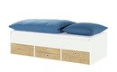 Bild 1 von Schubkastenbett  Grow Up weiß Maße (cm): B: 127 H: 54,5 Jugendmöbel