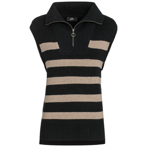 Damen Strickpullunder mit Troyer-Ausschnitt