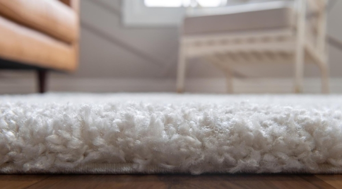 Bild 4 von MyFlair Teppich "Temara Shag" Rund Elfenbein CA10306