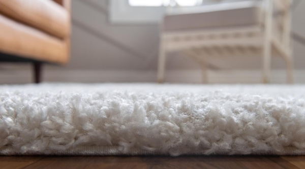 Bild 4 von MyFlair Teppich "Temara Shag" Rund Elfenbein CA10306