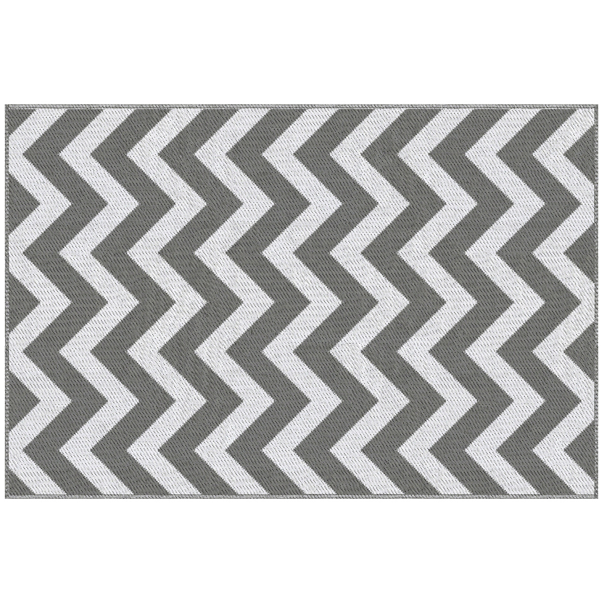 Bild 1 von Outsunny Outdoor-Teppich wasserdichter Balkonteppich für Terrasse Balkon Grau