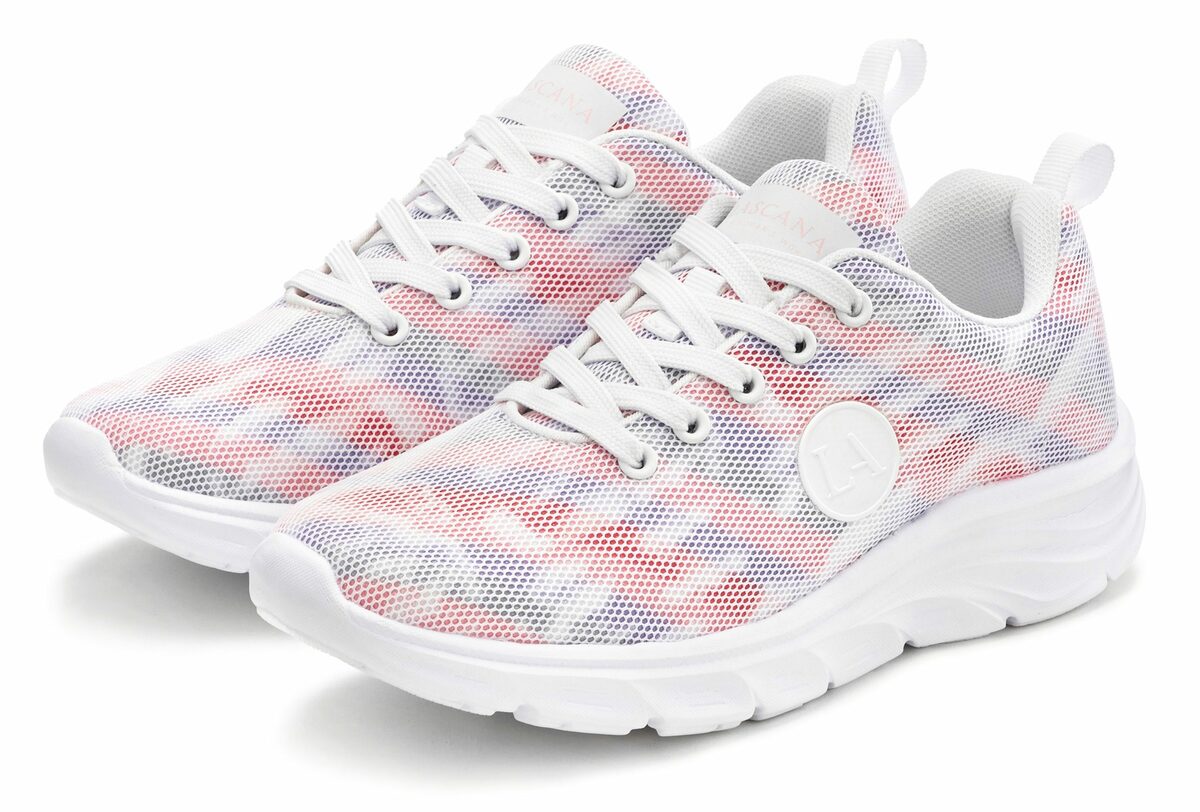 Bild 1 von LASCANA ACTIVE Sneaker in Batik-Optik mit sportiver Sohle VEGAN