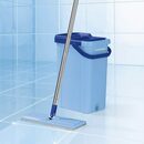 Bild 2 von CLEANmaxx Wischmopp Komfort-Mopp inkl. Ablassventil - 7,5l - blau, 2 Kammern-System in blau