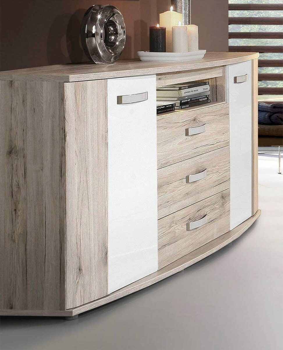 Bild 4 von FORTE Kombikommode Rondino, mit LED-Spot