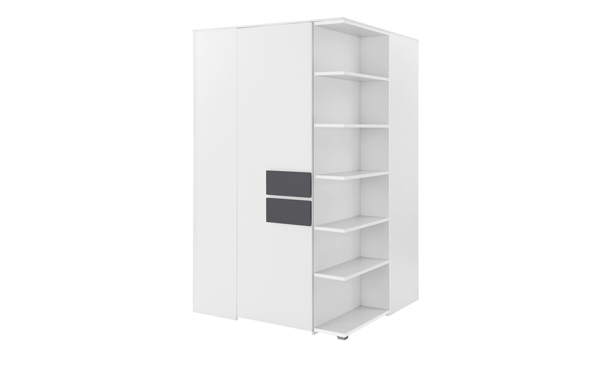 Bild 1 von Eck-Kleiderschrank Maße (cm): B: 126,3 H: 214,8 T: 132,4 Kindermöbel