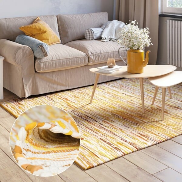 Bild 1 von Teppich Saroya 230cm x 160cm, Farbe Gold Mix, rechteck