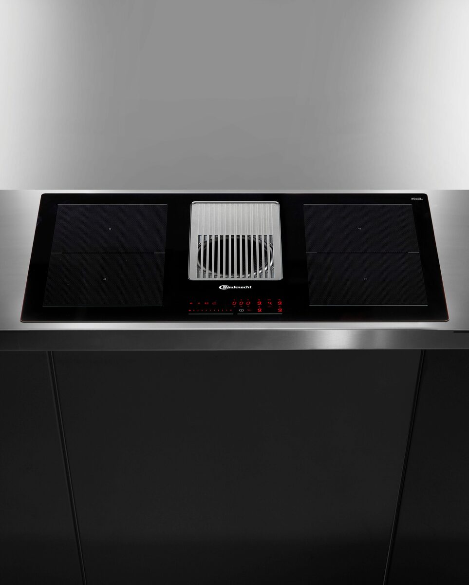 Bild 2 von BAUKNECHT Kochfeld mit Dunstabzug BVH80 Venting Flexi, inkl. komplettem Installations-Zubehör für Kanalführung