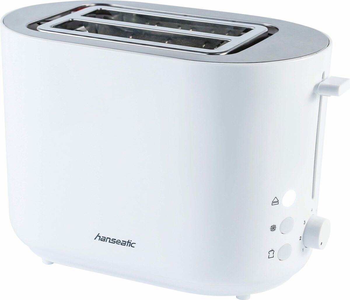 Bild 3 von Hanseatic Toaster HT2850WD, 2 kurze Schlitze, für 2 Scheiben, 850 W, mit Brötchenaufsatz