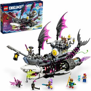 LEGO® Konstruktionsspielsteine Albtraum-Haischiff (71469), LEGO® DREAMZzz™, (1389 St), Made in Europe