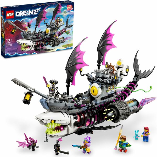 Bild 1 von LEGO® Konstruktionsspielsteine Albtraum-Haischiff (71469), LEGO® DREAMZzz™, (1389 St), Made in Europe